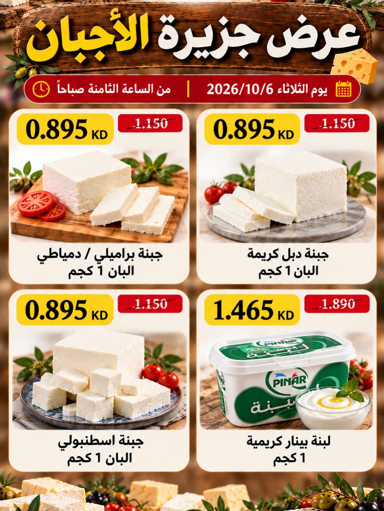 عروض ألبان وأجبان وبيض — صورة 1